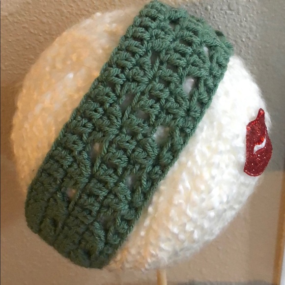 Brand New Handcrafted Crochet Olive Ear Warmer - Picture 2 of 2